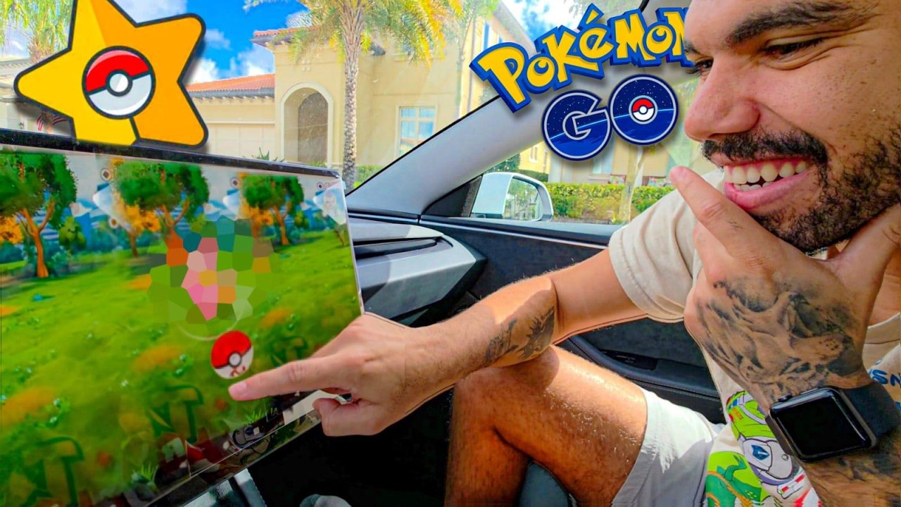 I INSTALLED POKEMONGO ON THE TESLA'S PC AND WAS AMAZED BY THE RESULTS!!