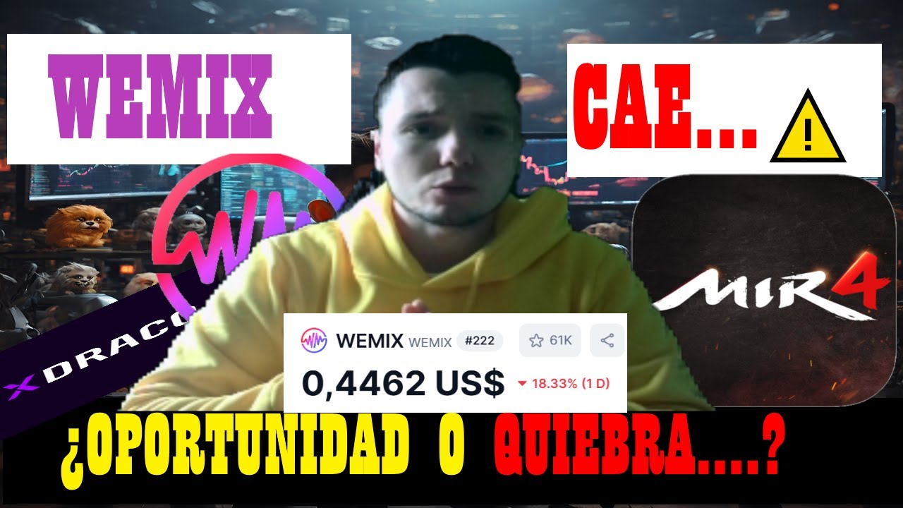 [MIR4] - WEMIX BAJA HASTA LOS 0.40$ ... ¿OPORTUNIDAD O FRACASO?